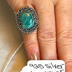 Latinate ring in 924 silver